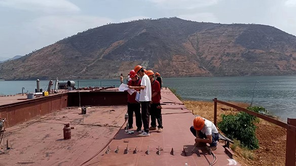 China Classification Society (CCS) has inspected the water intake pump vessel of Hunan Zhongda Pump 