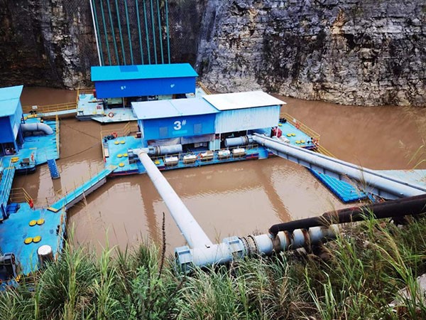 China Resources Cement (Pingnan) Limestone Mine Float Type Drainage Pump Station Project