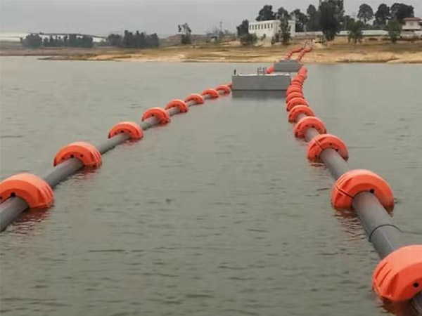 Multi-stage floating tube water intake pump ship