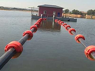 Floating tube water intake pump vessel