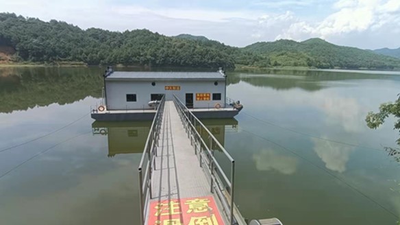 What are the anti-collision measures for water intake pump ships?