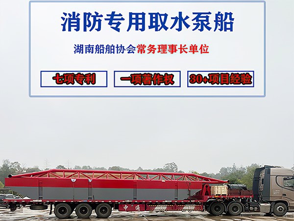 Fire specific water intake pump vessel
