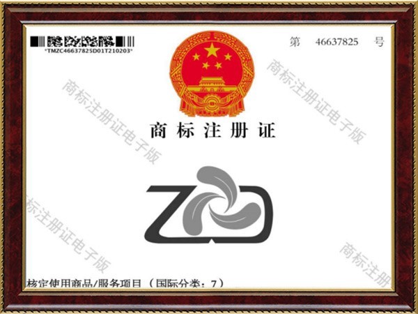 Trademark Registration Certificate