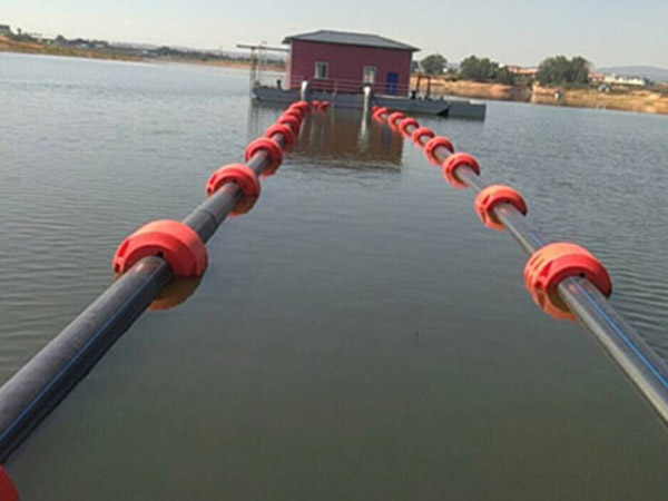 Multi-stage floating tube water intake pump ship